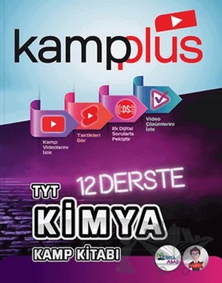 Kampplus 12 Derste TYT Kimya Kampı – Kolektif – Kimya Adası kitap kapağı