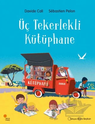 Üç Tekerlekli Kütüphane – Davide Cali – Günışığı Kitaplığı kitap kapağı
