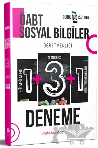 ÖABT Sosyal Bilgiler Öğretmenliği 5 Deneme Dijital Çözümlü – Kolektif – İndeks Akademi Yayıncılık kitap kapağı