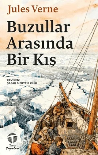 Buzullar Arasında Bir Kış – Jules Verne – Tema Yayınları kitap kapağı