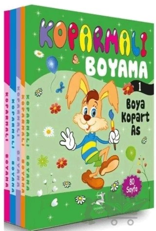 Koparmalı Boyama Set 1 (5 Kitap Takım) – Kolektif – Olimpos Çocuk kitap kapağı