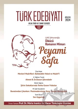 Türk Edebiyatı Aylık Fikir ve Sanat Dergisi Sayı: 610 Ağustos 2024 – Türk Edebiyatı Dergisi kitap kapağı