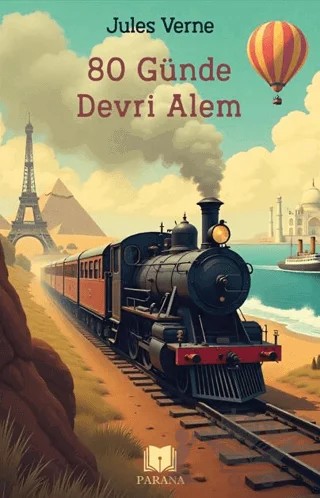 80 Günde Devri Alem – Jules Verne – Parana Yayınları kitap kapağı