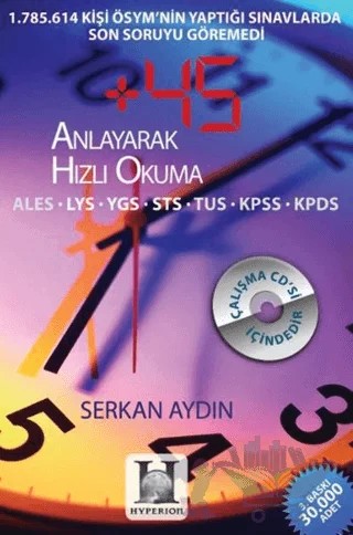+45 Anlayarak Hızlı Okuma – Serkan Aydın – Hyperion Kitap kitap kapağı