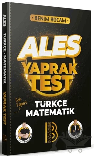 ALES Türkçe - Matematik Yaprak Test – Deniz Atalay, Kadir Başar – Benim Hocam Yayınları kitap kapağı