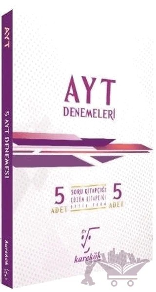 AYT 5'li Deneme Seti – Kolektif – Karekök Yayıncılık kitap kapağı