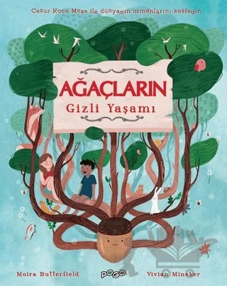Ağaçların Gizli Yaşamı – Moira Butterfield, Vivian Mineker – Pogo Çocuk kitap kapağı
