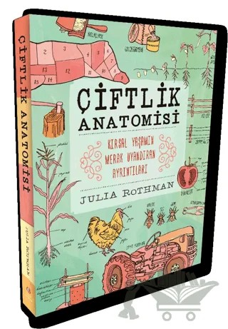 Çiftlik Anatomisi – Julia Rothman – ODTÜ Geliştirme Vakfı Yayıncılık kitap kapağı