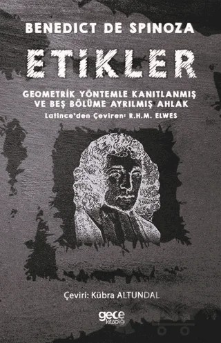Etikler – Benedict De Spinoza – Gece Kitaplığı kitap kapağı