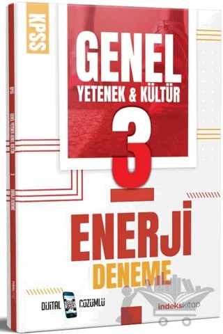 2022 KPSS Genel Yetenek Genel Kültür Enerji 3 Deneme Dijital Çözümlü – Kolektif – İndeks Akademi Yayıncılık kitap kapağı