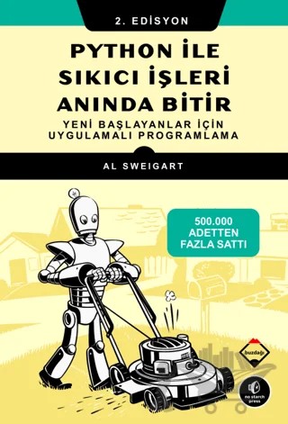 Python ile Sıkıcı İşleri Anında Bitir – Al Sweigart – Buzdağı Yayınevi kitap kapağı