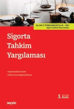Sigorta Tahkim Yargılaması – F. Tülay Parlak – Seçkin Yayıncılık kitap kapağı