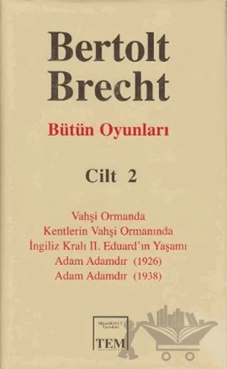 Bütün Oyunları Cilt 2: Bertolt Brecht – Bertolt Brecht – Mitos Boyut Yayınları kitap kapağı