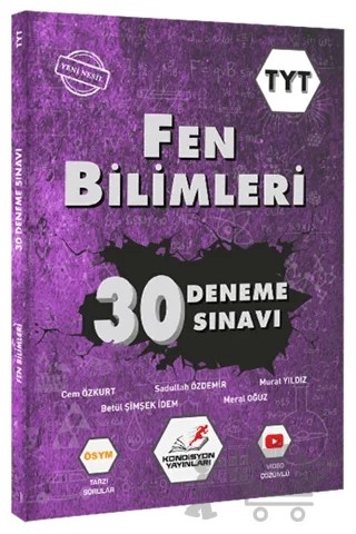 TYT Fen Bilimleri 30 Deneme – Kolektif – Kondisyon Yayınları kitap kapağı