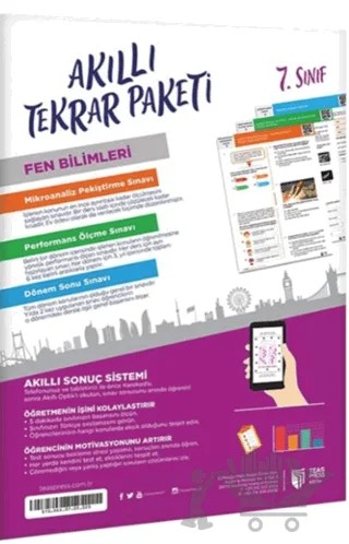 7. Sınıf Fen Bilimleri Akıllı Tekrar Paketleri – Kolektif – Teas Press kitap kapağı