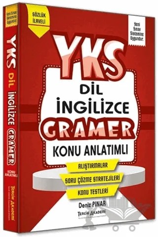 YKS Dil İngilizce Gramer Türkçe Açıklamalı ve Kapsamlı Konu Anlatımı Kitabı – Deniz Pınar – Tercih Akademi Yayınları kitap kapağı