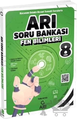 Arı Yayınları 8. Sınıf Fen Bilimleri Arı Soru Bankası – Kolektif – Arı Yayıncılık kitap kapağı