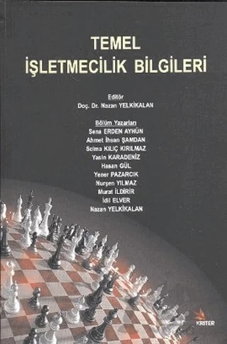 Temel İşletmecilik Bilgileri – Kolektif – Kriter Yayınları kitap kapağı