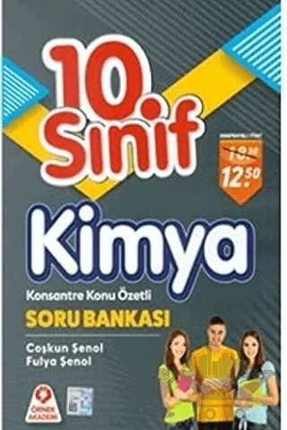 10. Sınıf Kimya Konsantre Konu Özetli Soru Bankası – Coşkun Şenol, Fulya Şenol – Örnek Akademi kitap kapağı