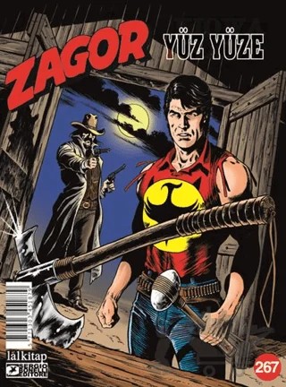 Zagor Sayı 267 - Yüz yüze – Moreno Burattini – Lal Kitap kitap kapağı