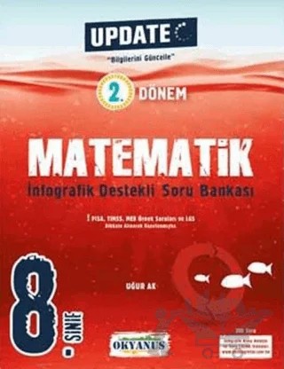 8. Sınıf 2. Dönem Matematik Update İnfografik Soru Bankası – Kolektif – Okyanus Yayınları kitap kapağı