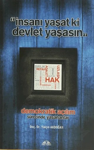 İnsanı Yaşat ki Devlet Yaşasın – Yalçın Akdoğan – Meydan Yayıncılık kitap kapağı