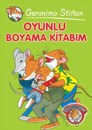 Oyunlu Boyama Kitabım – Geronimo Stilton – Pegasus Çocuk Yayınları kitap kapağı