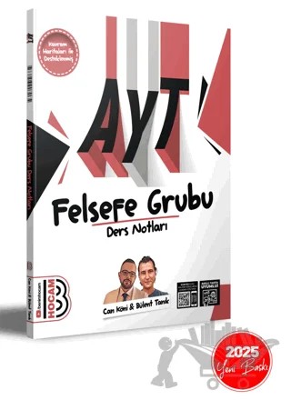 2025 AYT Felsefe Grubu Ders Notları – Bülent Tanık, Can Köni – Benim Hocam Yayınları kitap kapağı