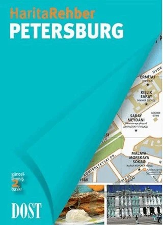 Petersburg - Harita Rehber – İrina Outkina, Vincent Grandferry – Dost Kitabevi Yayınları kitap kapağı