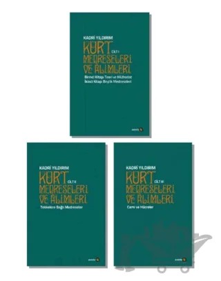Kürt Medresleri Ve Alimleri 3 Cilt Takım – Kadri Yıldırım – Avesta Yayınları kitap kapağı