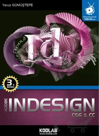 Indesign CS6 ve CC – Yavuz Gümüştepe – Kodlab Yayın Dağıtım kitap kapağı