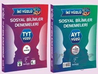 İki Yüzlü TYT AYT Sosyal Bilimler Denemeleri – Kollektif – Karekök Yayıncılık kitap kapağı