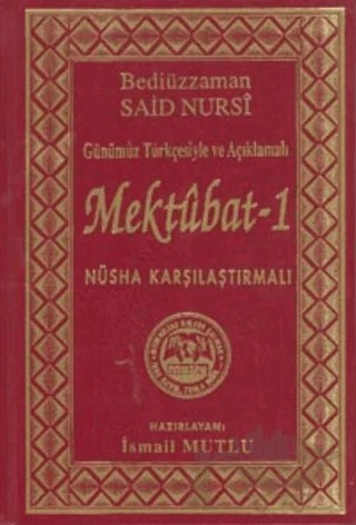 Mektubat 1 – Bediüzzaman Said Nursi – Mutlu Yayınevi kitap kapağı