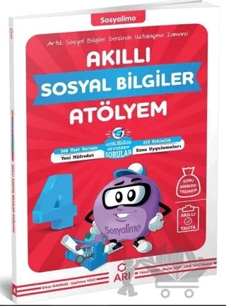 4. Sınıf Sosyalimo Akıllı Sosyal Bilgiler Atölyem – Erkan İsanmaz, Şeyhmus Yüce – Arı Yayıncılık kitap kapağı