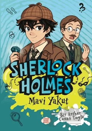 Sherlock Holmes - Mavi Yakut – Sir Arthur Conan Doyle – Dokuz Çocuk kitap kapağı