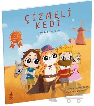 Çizmeli Kedi – Charles Perrault – Ren Çocuk kitap kapağı