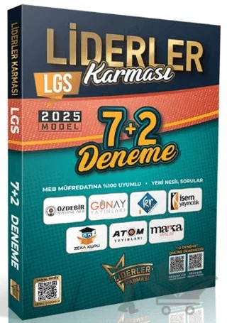 LGS 7+2 Deneme Seti – 2025 Model – Kollektif – Liderler Karması Yayınları kitap kapağı