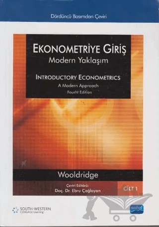 Ekonometriye Giriş (Cilt 1) – Jeffrey M. Wooldridge – Nobel Akademik Yayıncılık kitap kapağı