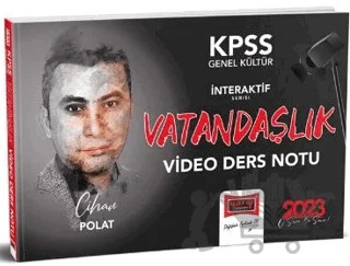 2023 İnteraktif Serisi Vatandaşlık Video Ders Notu – Cihan Polat – Yargı Yayınevi kitap kapağı