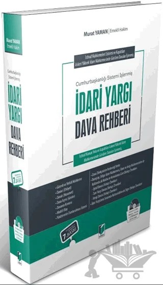 İdari Yargı Dava Rehberi – Murat Yaman – Adalet Yayınevi kitap kapağı