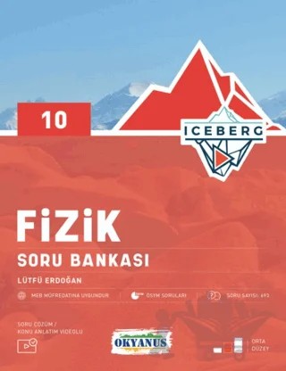 10. Sınıf Iceberg Fizik Soru Bankası – Lütfü Erdoğan – Okyanus Yayınları kitap kapağı