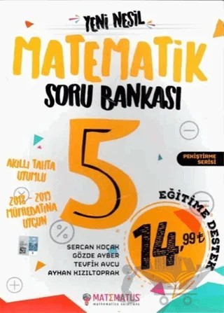 5. Sınıf Matematik Yeni Nesil Soru Bankası – Kolektif – Matematus Yayınları kitap kapağı
