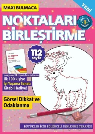 Maxi Bulmaca Noktaları Birleştirme 6 – Bertan Kodamanoğlu – Maxi Yayıncılık kitap kapağı