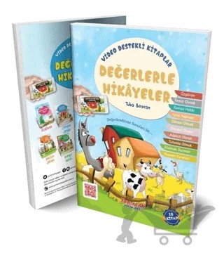 Değerlerle Hikayeler (10 Kitap Takım) – Tuba Bozcan – Yumurcak Yayınları kitap kapağı