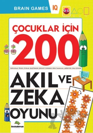 200 Akıl ve Zeka Oyunu – Furkan Karakaya – Bookalemun Yayınevi kitap kapağı