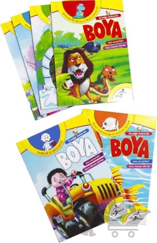 Örneğe Bakarak Boya Serisi - 6 Kitap – Kolektif – Çocuk Gezegeni kitap kapağı