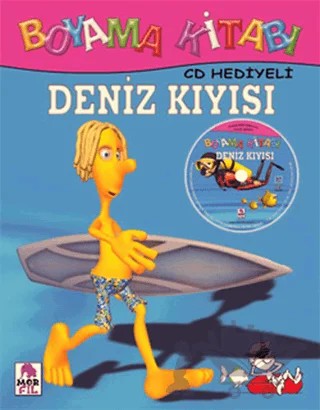 Boyama Kitabı - Deniz Kıyısı – Kolektif – Mor Fil Yayınları kitap kapağı