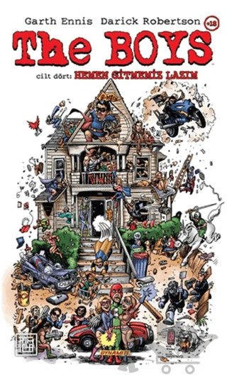 The Boys 4: Hemen Gitmemiz Lazım – Garth Ennis – Athica Yayınları kitap kapağı