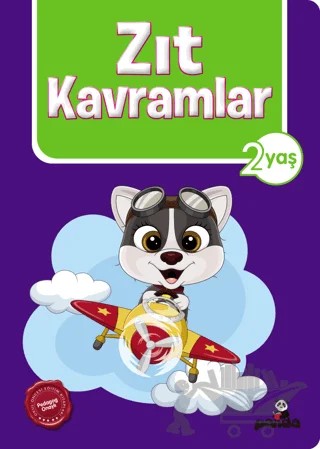 2 Yaş Zıt Kavramlar – Afife Çoruk – Beyaz Panda Yayınları kitap kapağı