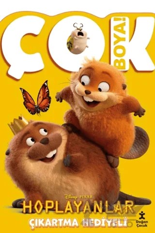 Disney Hoplayanlar - Çok Boya! Çıkartmalı Dev Boyama Kitabı – Kolektif – Doğan Çocuk kitap kapağı